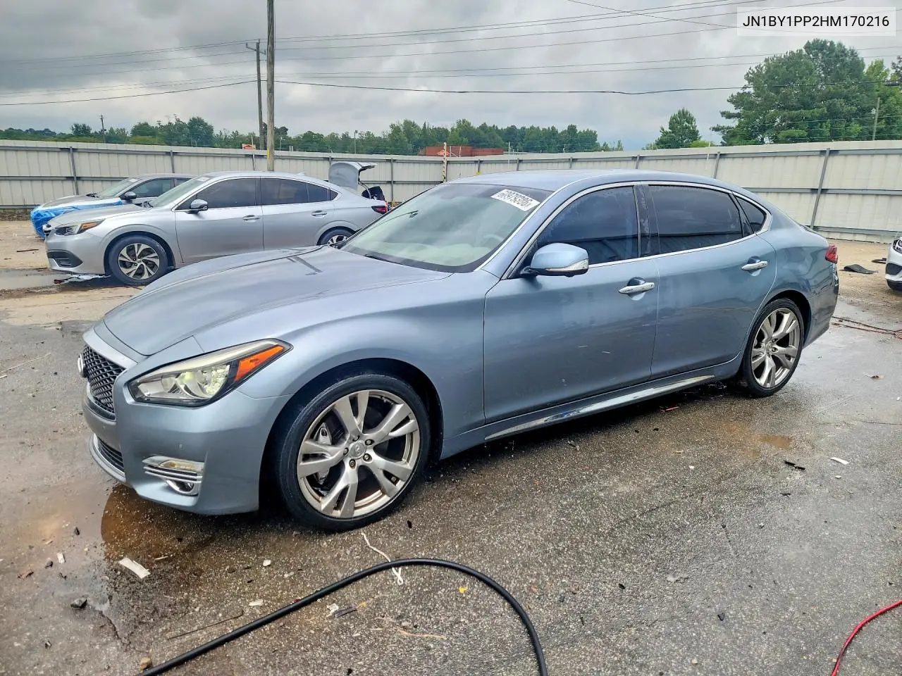 2017 Infiniti Q70L 3.7 VIN: JN1BY1PP2HM170216 Lot: 60979386