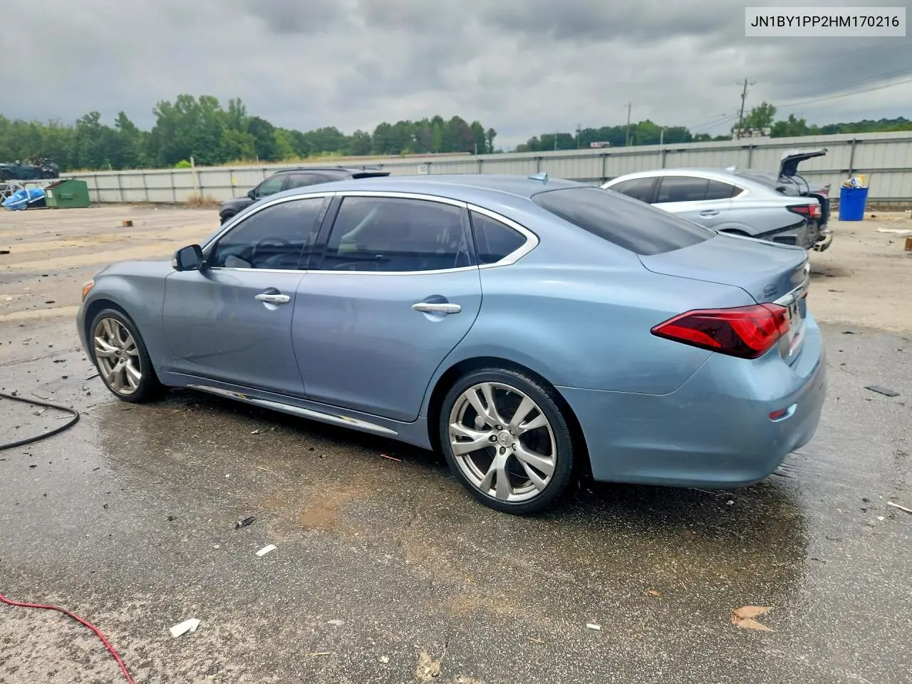 2017 Infiniti Q70L 3.7 VIN: JN1BY1PP2HM170216 Lot: 60979386