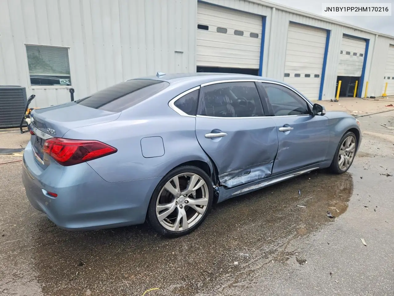 2017 Infiniti Q70L 3.7 VIN: JN1BY1PP2HM170216 Lot: 60979386