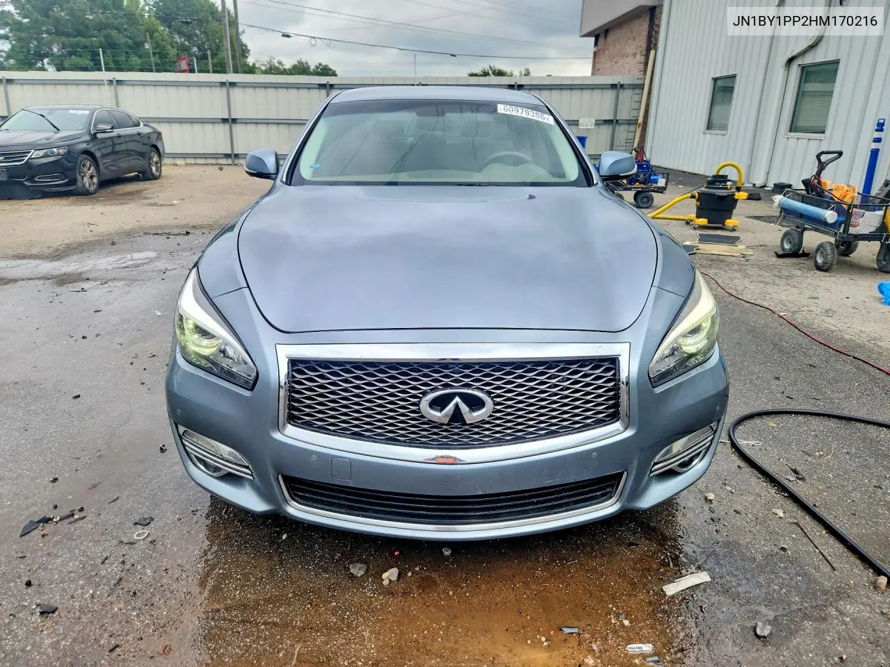 2017 Infiniti Q70L 3.7 VIN: JN1BY1PP2HM170216 Lot: 60979386