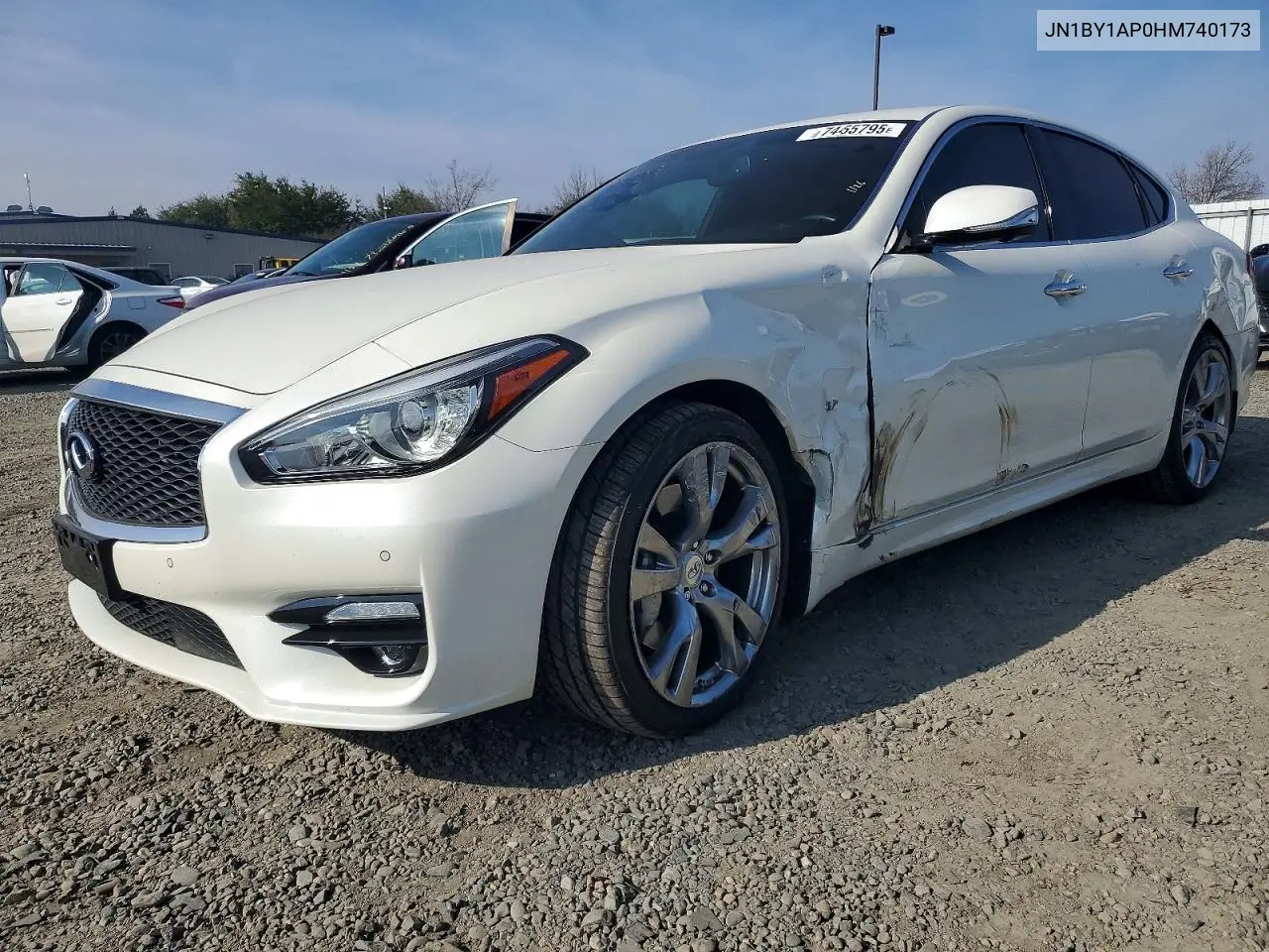 2017 Infiniti Q70 3.7 VIN: JN1BY1AP0HM740173 Lot: 74455795