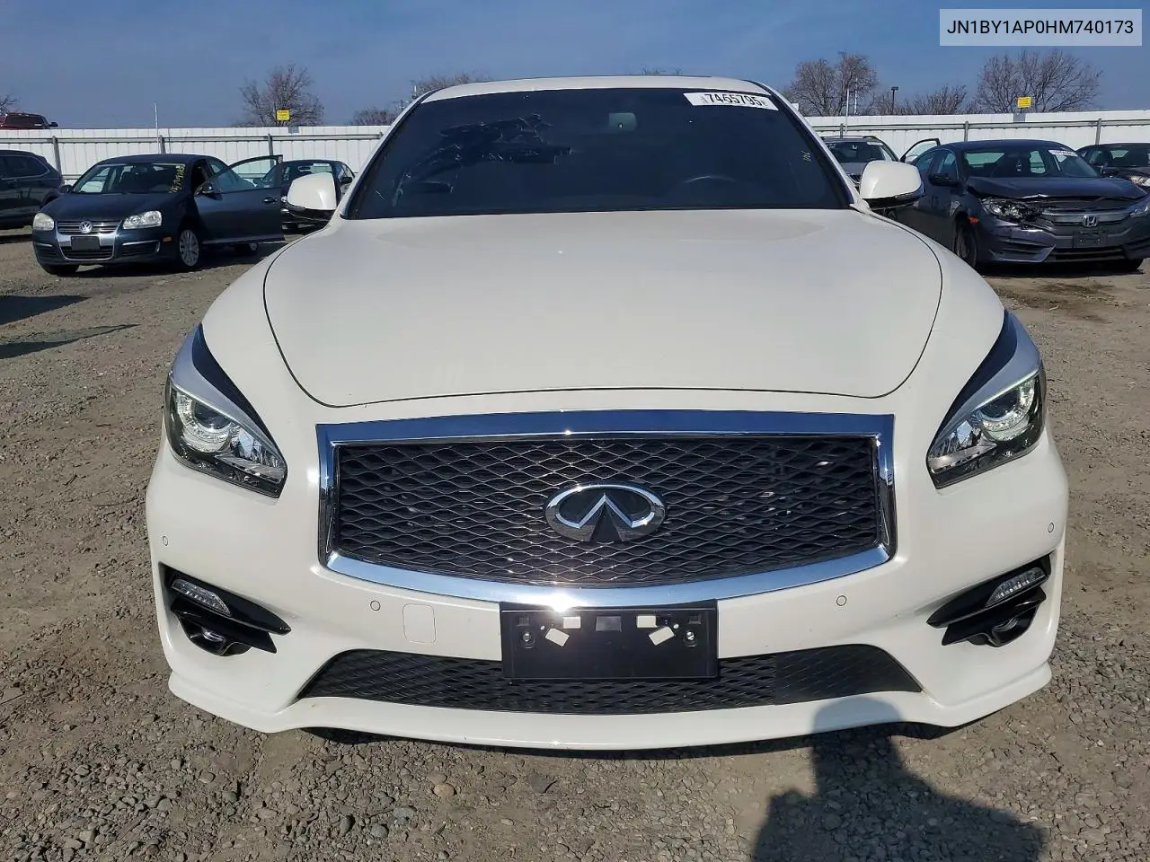 2017 Infiniti Q70 3.7 VIN: JN1BY1AP0HM740173 Lot: 74455795