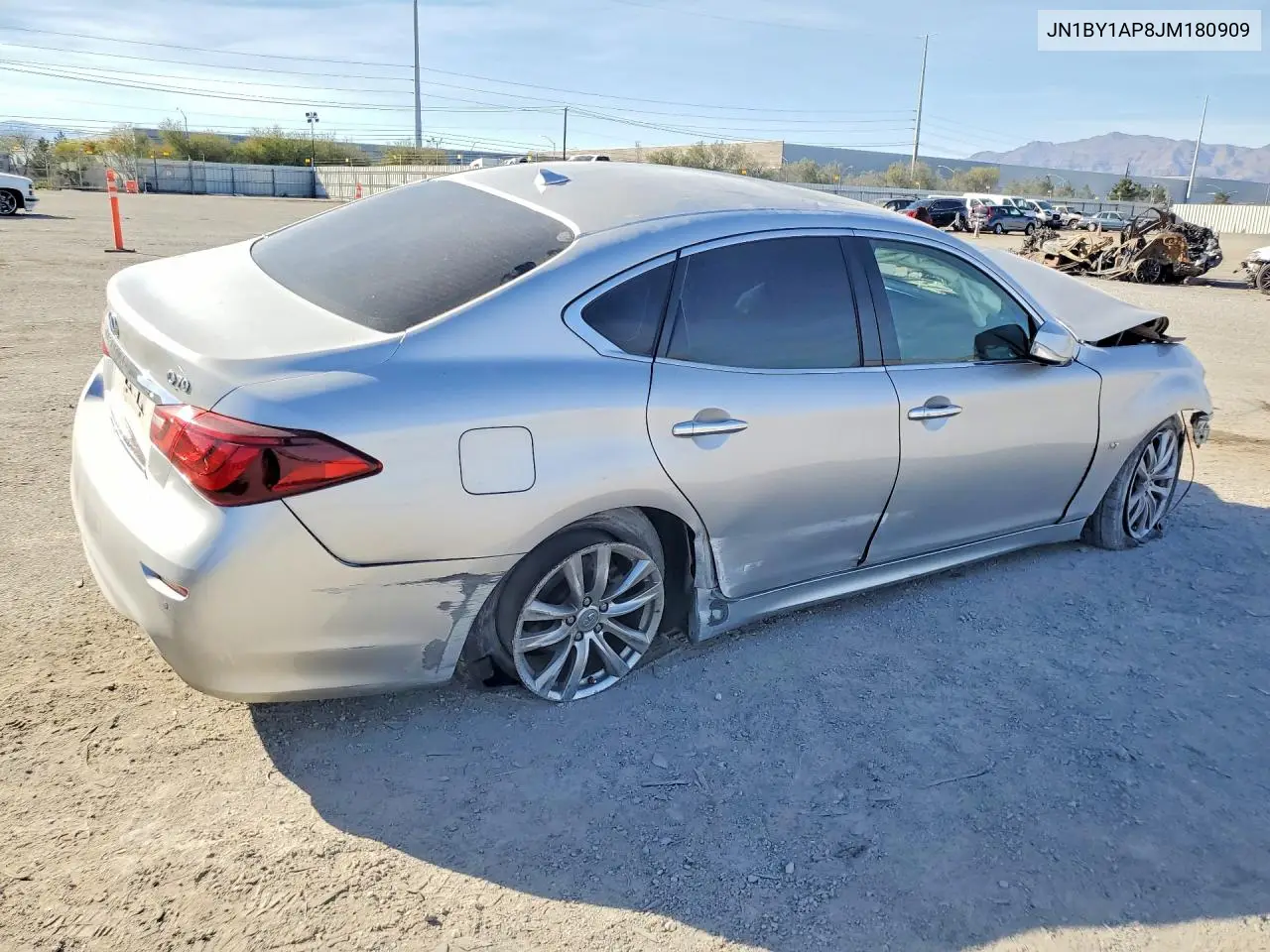 2018 Infiniti Q70 3.7 Luxe VIN: JN1BY1AP8JM180909 Lot: 41624636