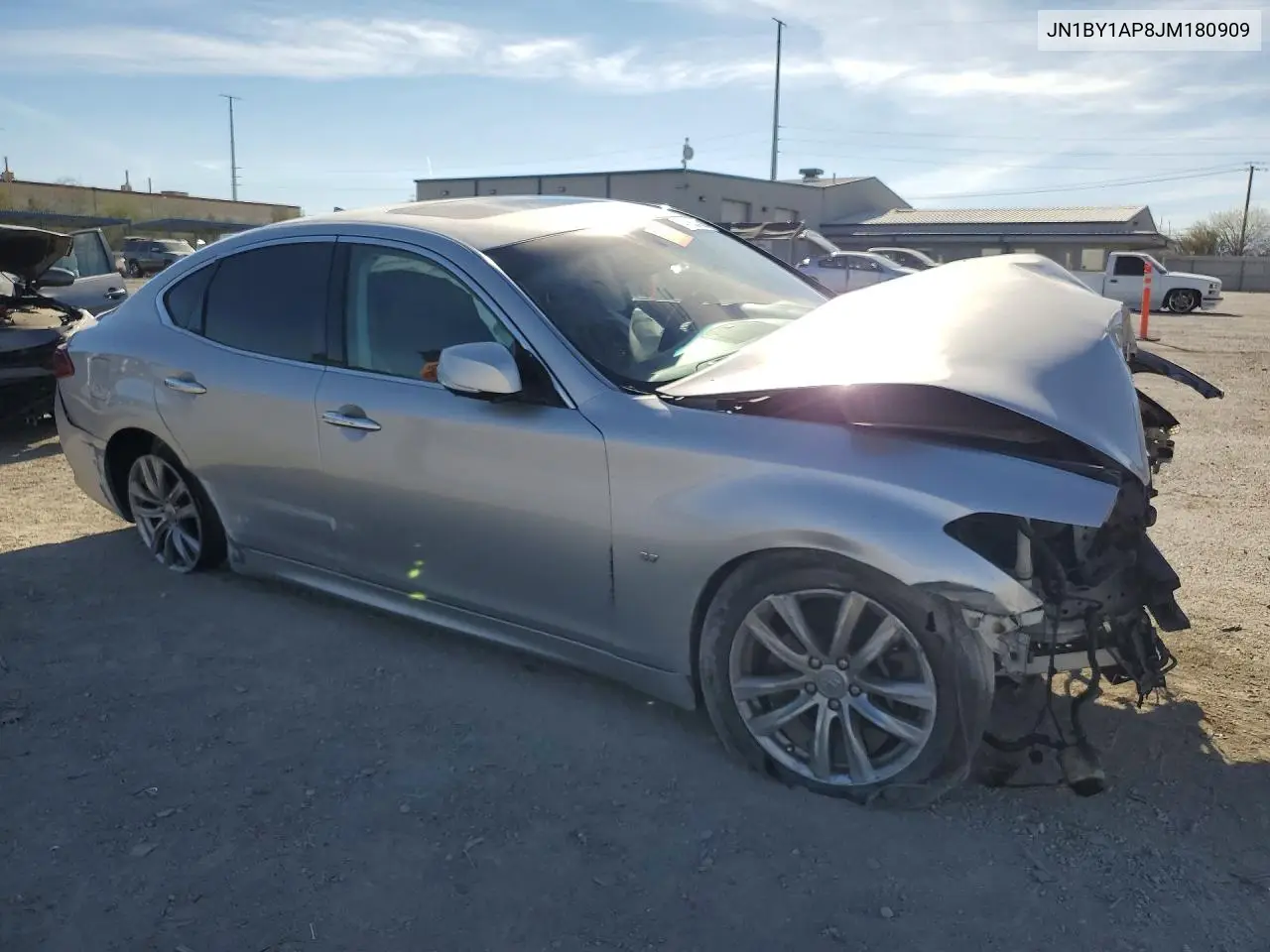 2018 Infiniti Q70 3.7 Luxe VIN: JN1BY1AP8JM180909 Lot: 41624636