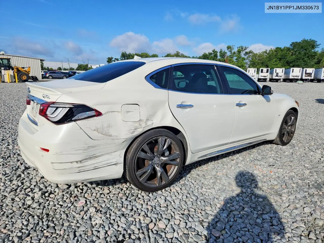 2018 Infiniti Q70L 3.7 Luxe VIN: JN1BY1PP1JM330673 Lot: 54012676