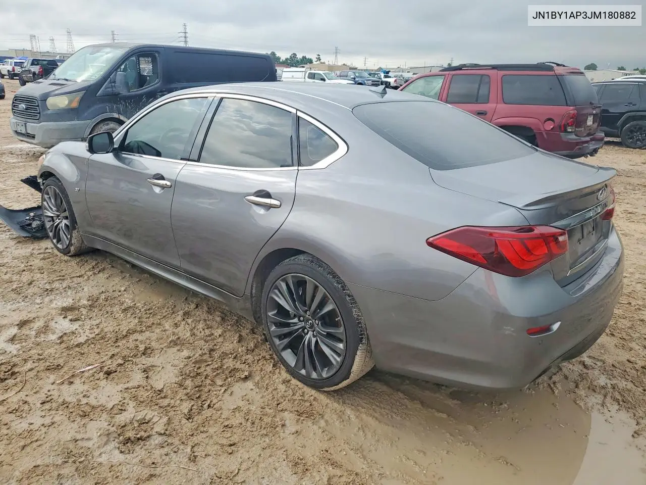 2018 Infiniti Q70 3.7 Luxe VIN: JN1BY1AP3JM180882 Lot: 55614336
