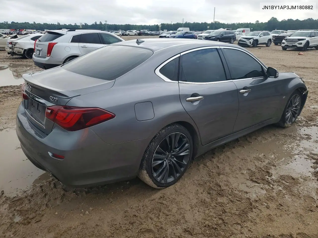 2018 Infiniti Q70 3.7 Luxe VIN: JN1BY1AP3JM180882 Lot: 55614336