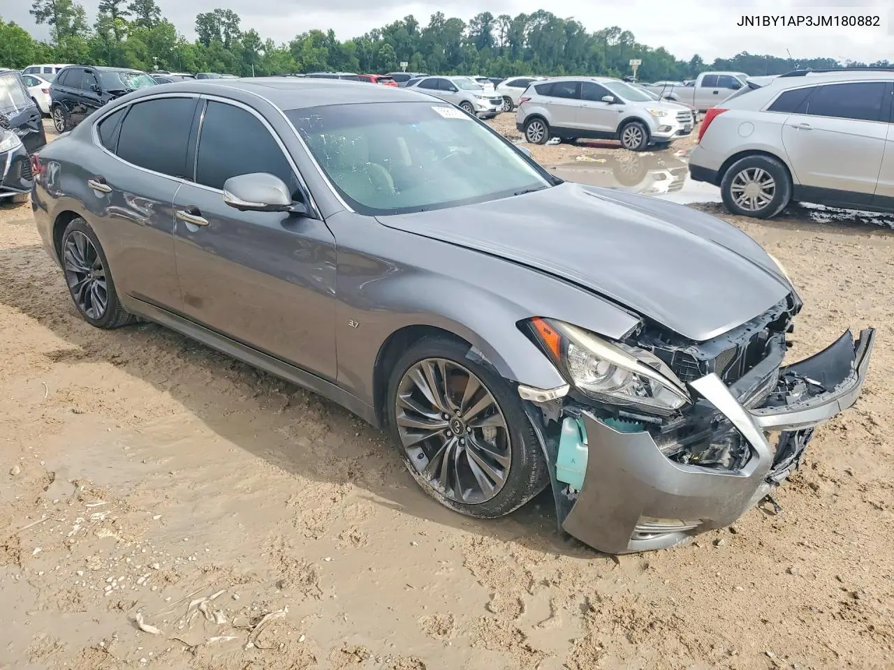 2018 Infiniti Q70 3.7 Luxe VIN: JN1BY1AP3JM180882 Lot: 55614336