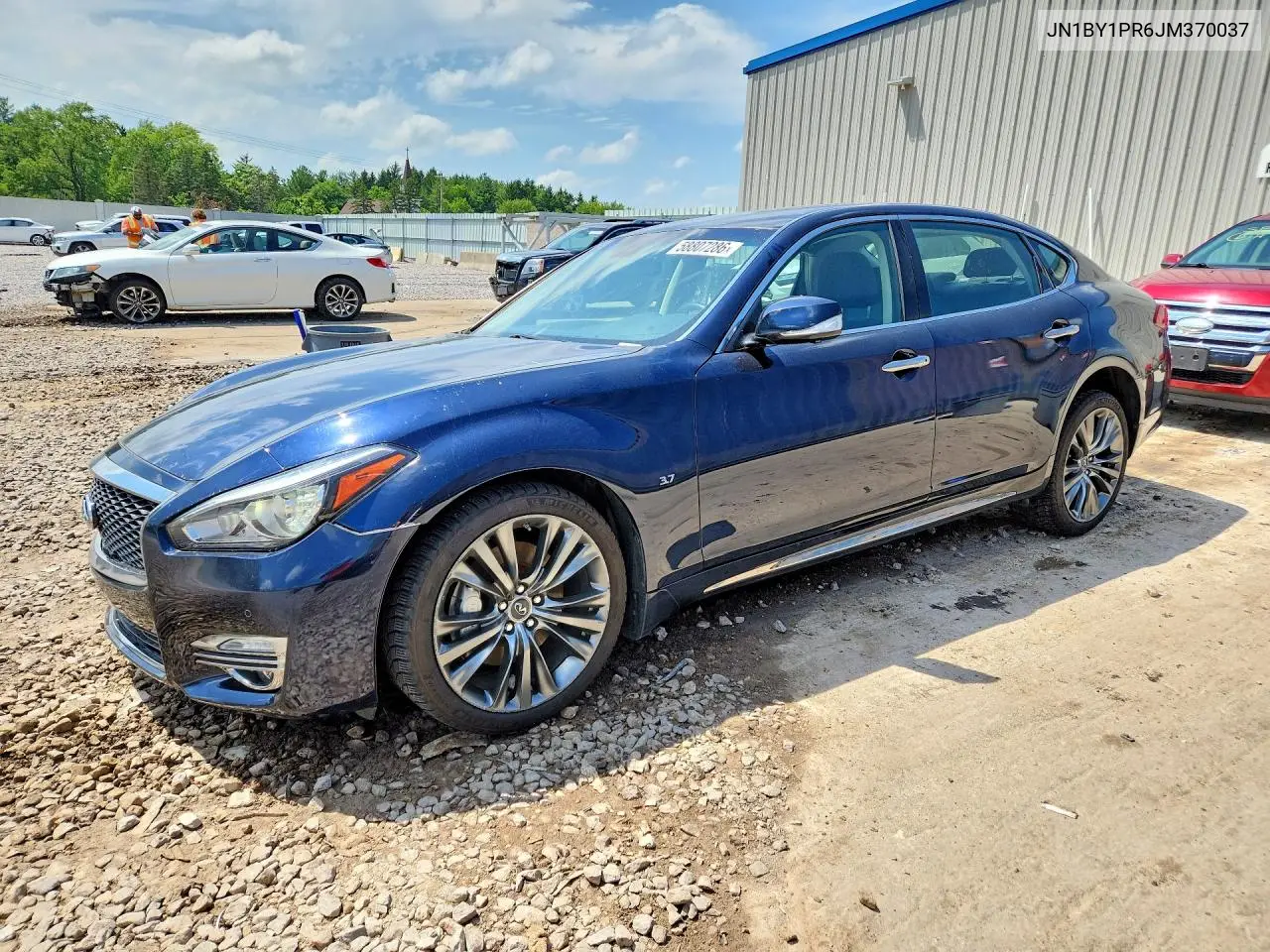 2018 Infiniti Q70L 3.7 Luxe VIN: JN1BY1PR6JM370037 Lot: 58807286