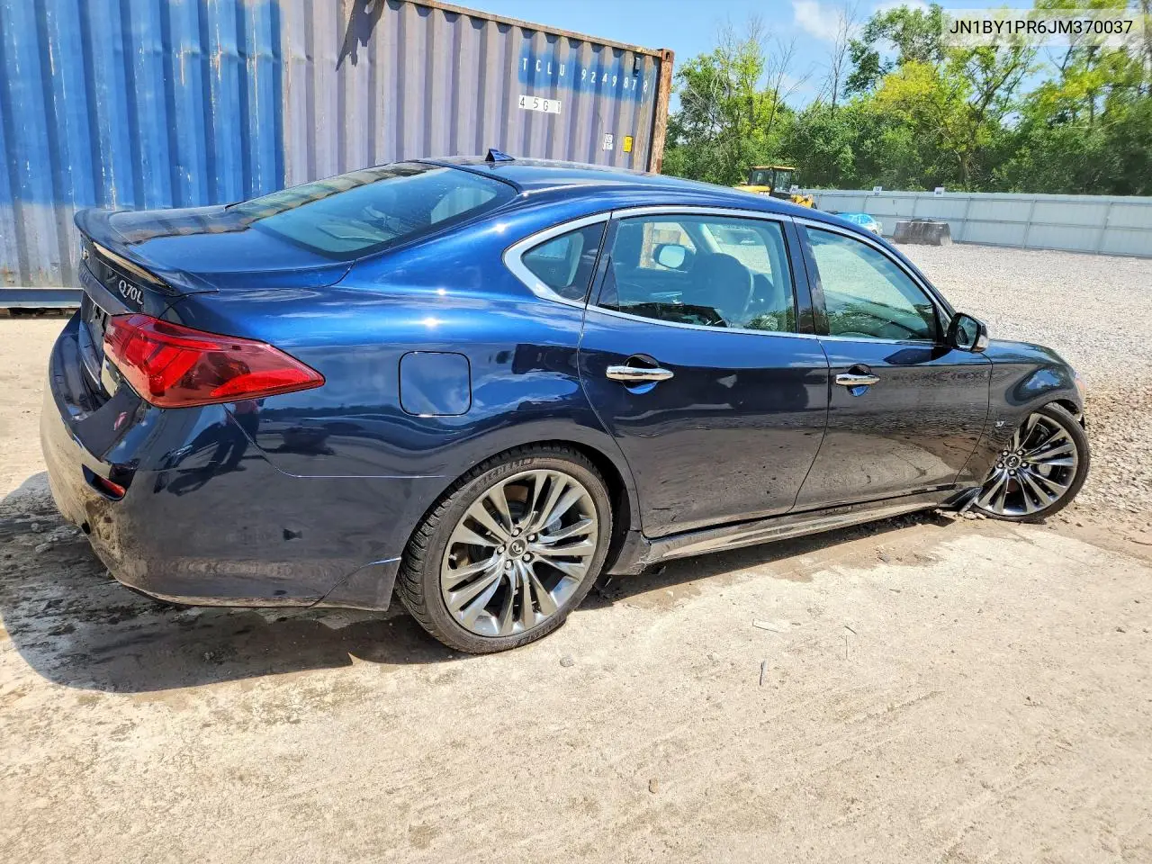 2018 Infiniti Q70L 3.7 Luxe VIN: JN1BY1PR6JM370037 Lot: 58807286
