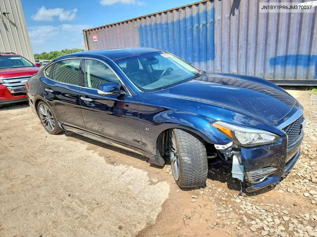 2018 Infiniti Q70L 3.7 Luxe VIN: JN1BY1PR6JM370037 Lot: 58807286