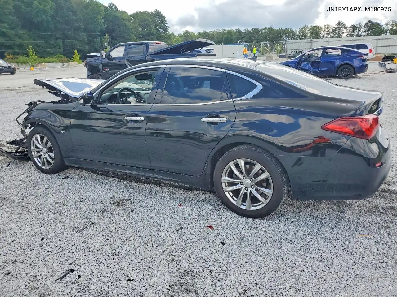 2018 Infiniti Q70 3.7 Luxe VIN: JN1BY1APXJM180975 Lot: 61244276