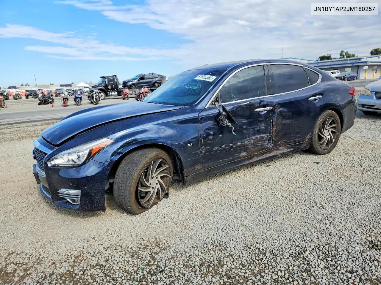 2018 Infiniti Q70 3.7 Luxe VIN: JN1BY1AP2JM180257 Lot: 61805566