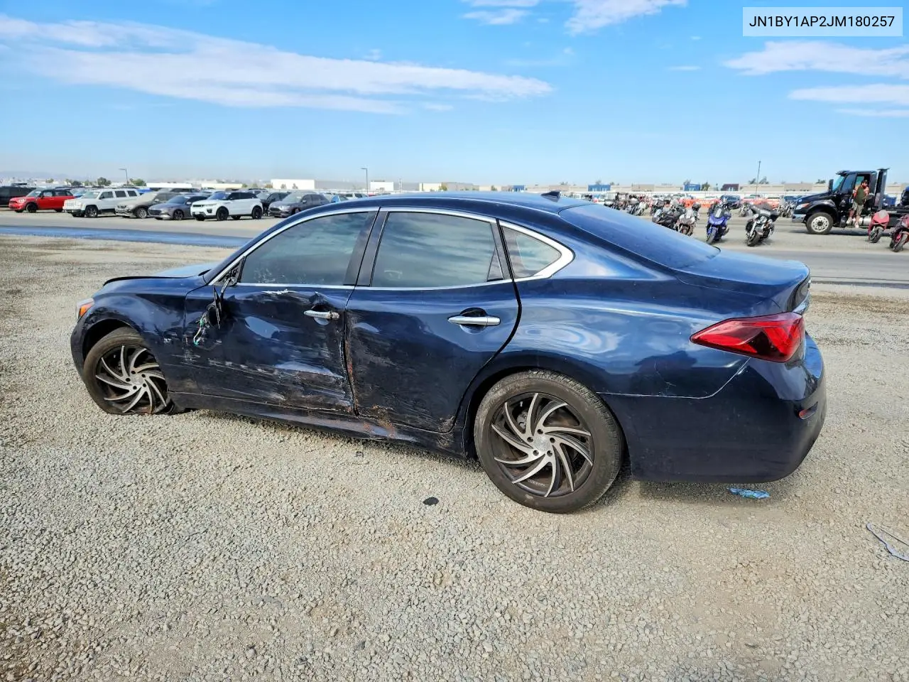 2018 Infiniti Q70 3.7 Luxe VIN: JN1BY1AP2JM180257 Lot: 61805566