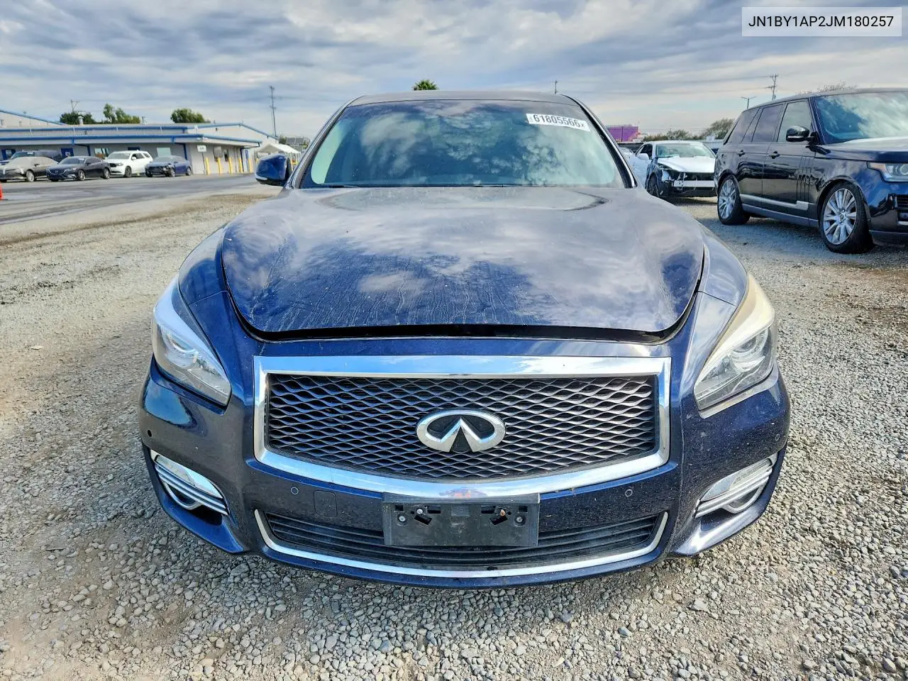 2018 Infiniti Q70 3.7 Luxe VIN: JN1BY1AP2JM180257 Lot: 61805566