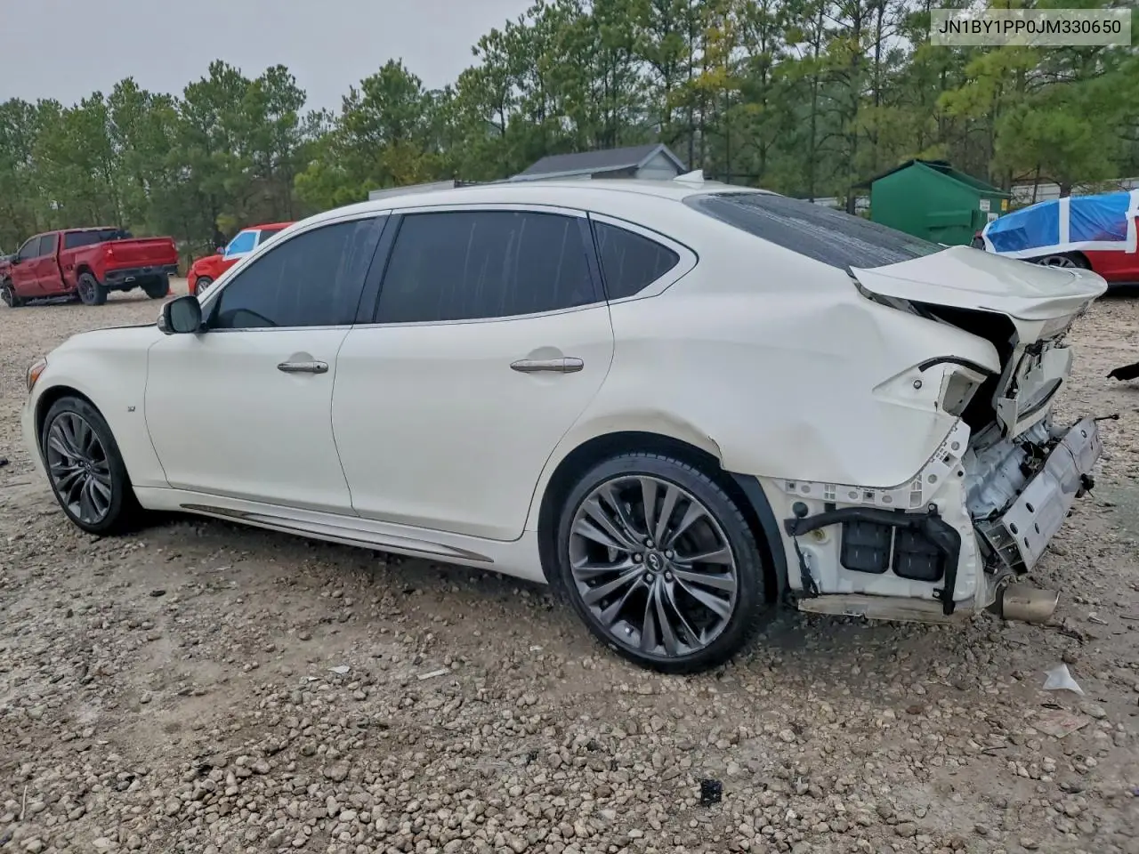 2018 Infiniti Q70L 3.7 Luxe VIN: JN1BY1PP0JM330650 Lot: 97151735