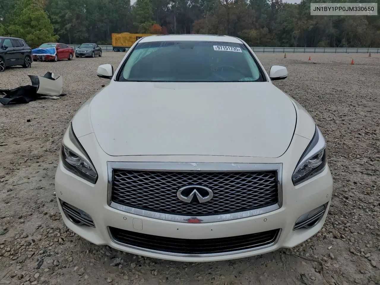 2018 Infiniti Q70L 3.7 Luxe VIN: JN1BY1PP0JM330650 Lot: 97151735