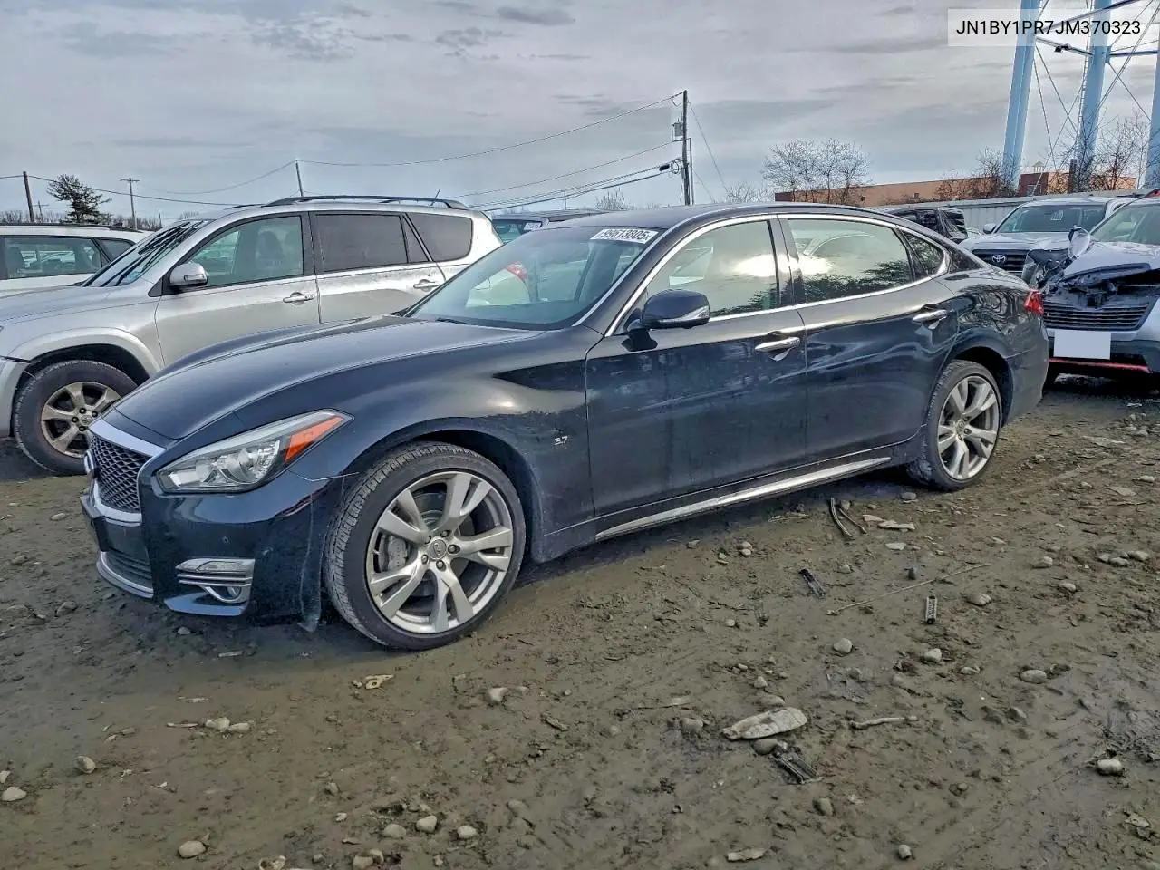 2018 Infiniti Q70L 3.7 Luxe VIN: JN1BY1PR7JM370323 Lot: 99613805