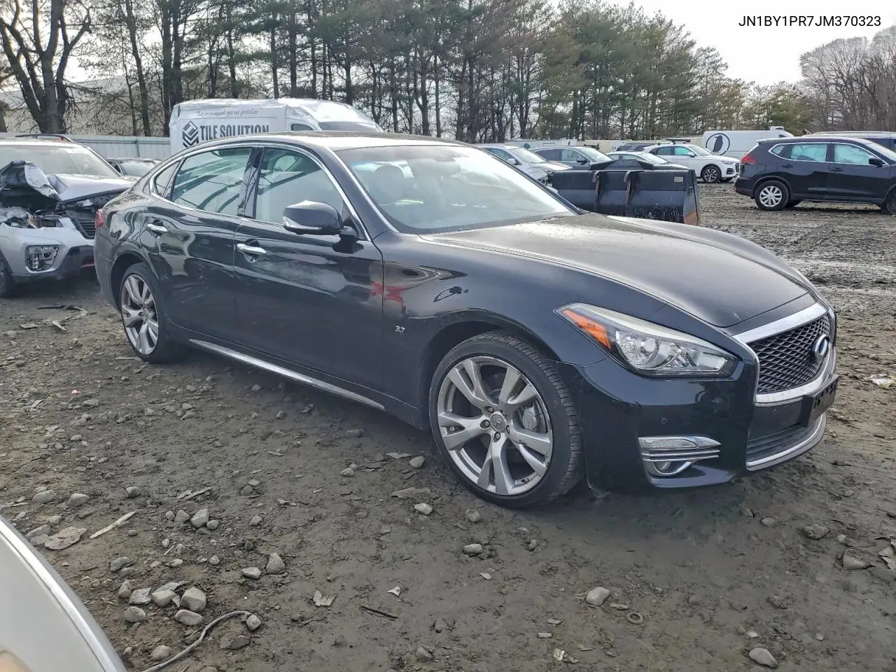 2018 Infiniti Q70L 3.7 Luxe VIN: JN1BY1PR7JM370323 Lot: 99613805
