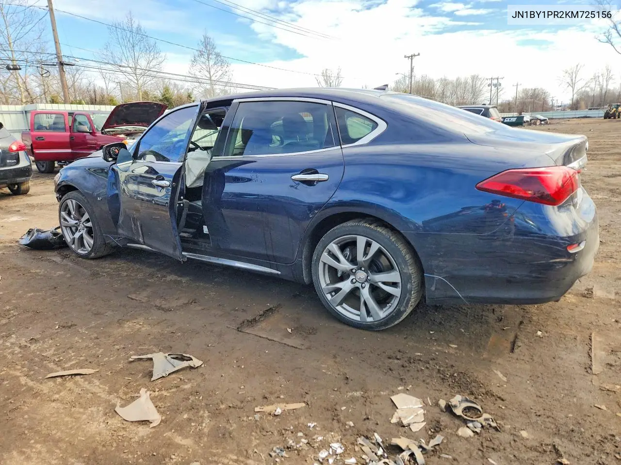 2019 Infiniti Q70L 3.7 Luxe VIN: JN1BY1PR2KM725156 Lot: 46261166