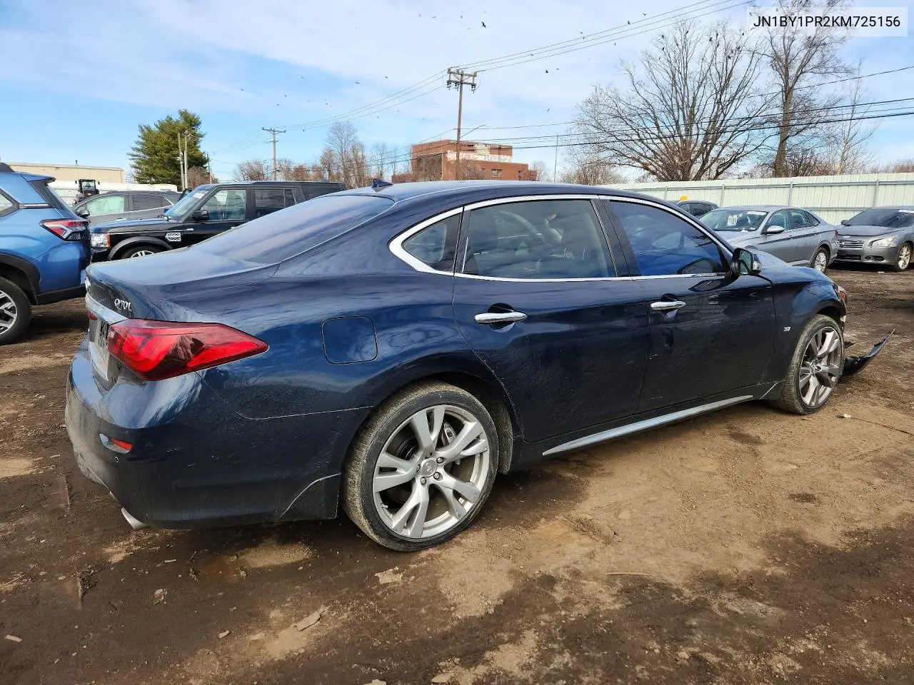 2019 Infiniti Q70L 3.7 Luxe VIN: JN1BY1PR2KM725156 Lot: 46261166