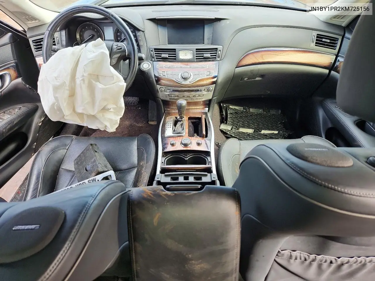 2019 Infiniti Q70L 3.7 Luxe VIN: JN1BY1PR2KM725156 Lot: 46261166