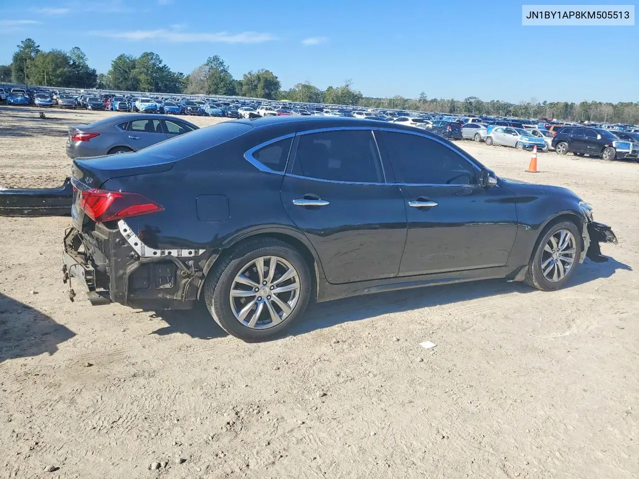 2019 Infiniti Q70 3.7 Luxe VIN: JN1BY1AP8KM505513 Lot: 51593846