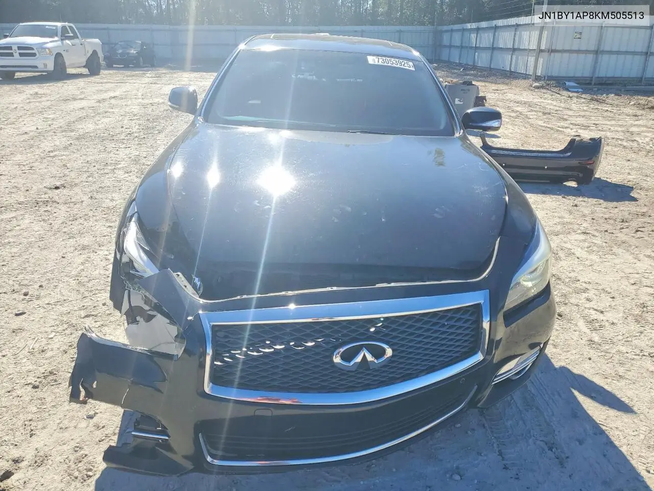 2019 Infiniti Q70 3.7 Luxe VIN: JN1BY1AP8KM505513 Lot: 51593846