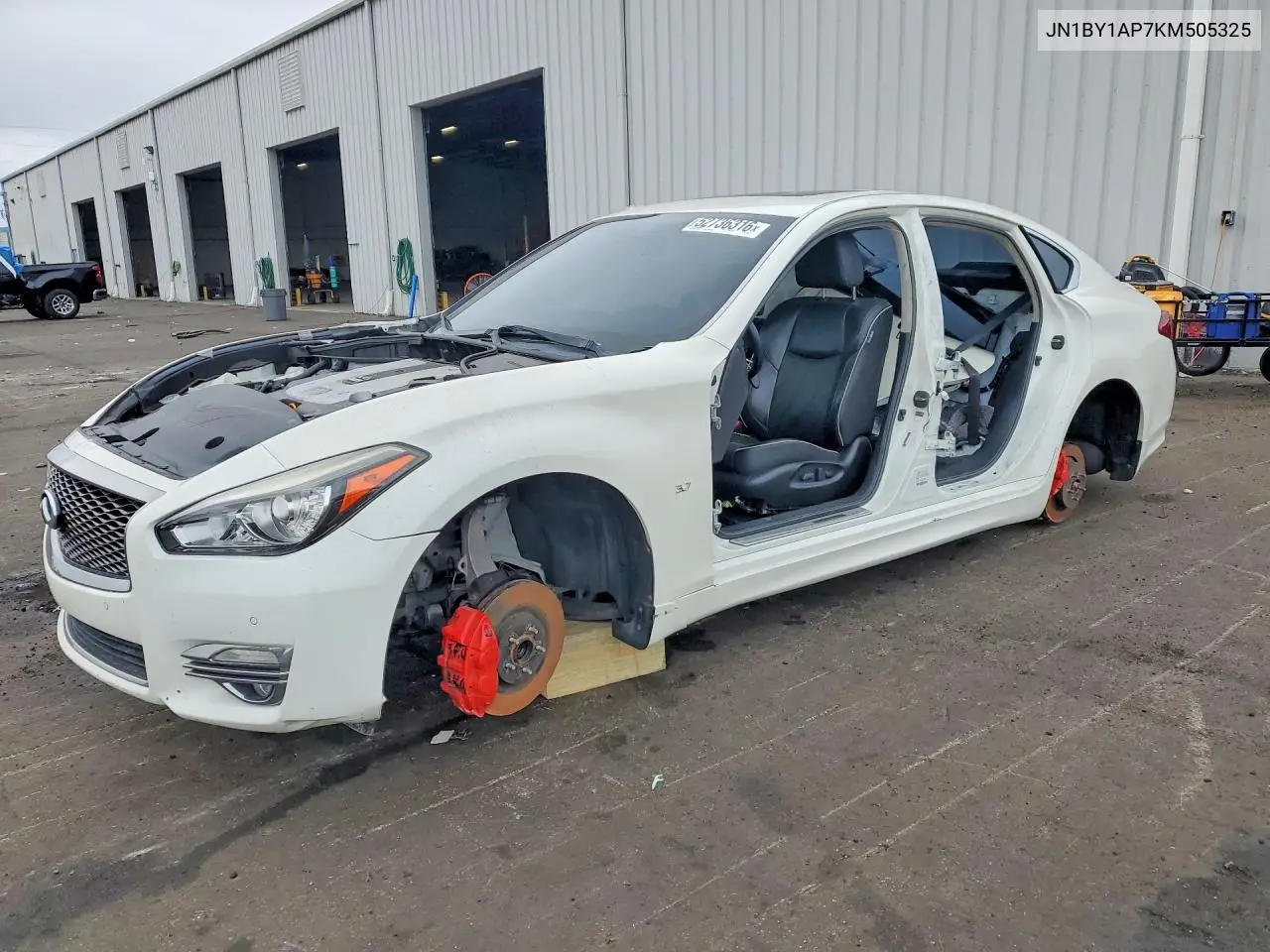 2019 Infiniti Q70 3.7 Luxe VIN: JN1BY1AP7KM505325 Lot: 52736316