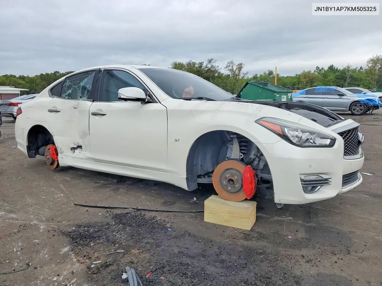 2019 Infiniti Q70 3.7 Luxe VIN: JN1BY1AP7KM505325 Lot: 52736316