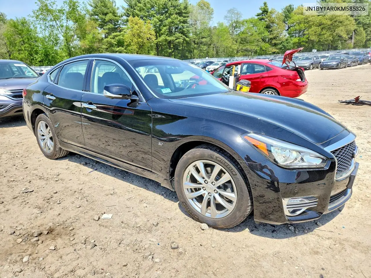 2019 Infiniti Q70 3.7 Luxe VIN: JN1BY1AR0KM585326 Lot: 54009976