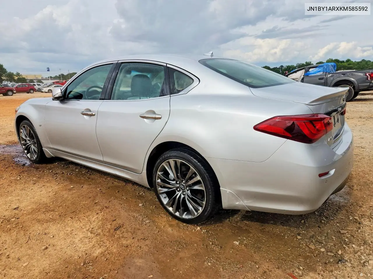 2019 Infiniti Q70 3.7 Luxe VIN: JN1BY1ARXKM585592 Lot: 55427556