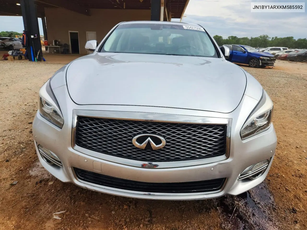 2019 Infiniti Q70 3.7 Luxe VIN: JN1BY1ARXKM585592 Lot: 55427556