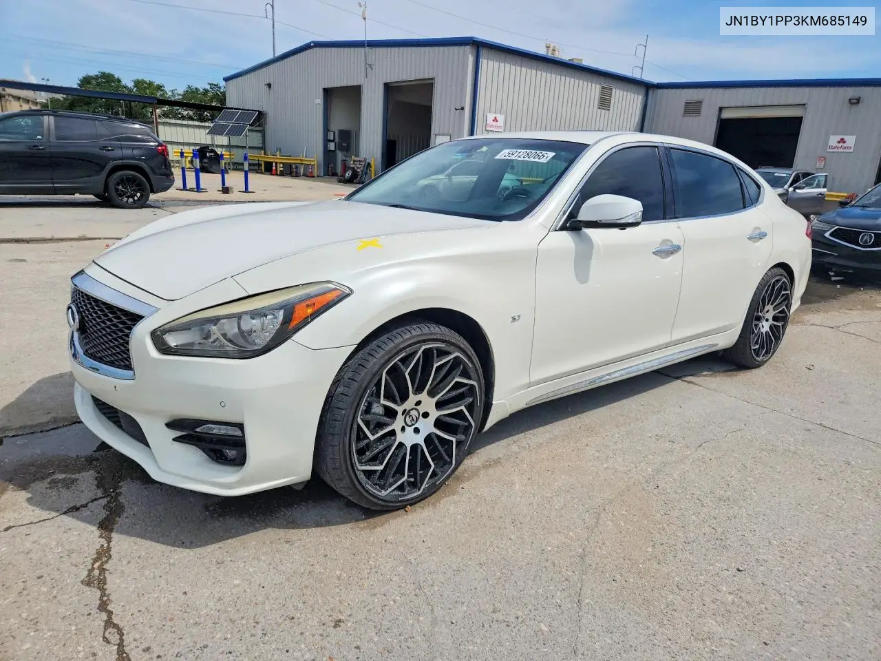 2019 Infiniti Q70L 3.7 Luxe VIN: JN1BY1PP3KM685149 Lot: 59128066