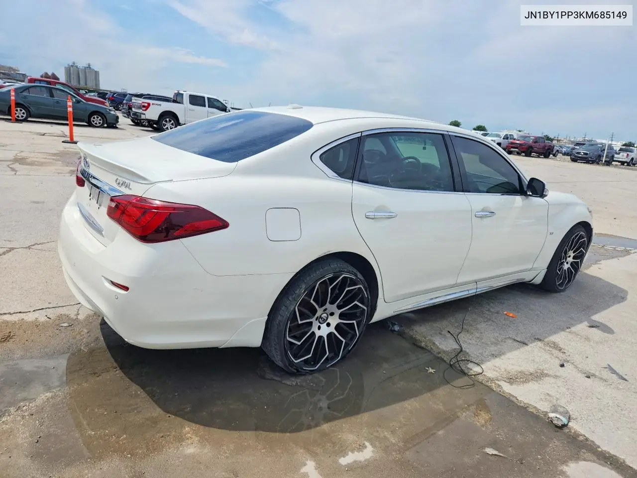 2019 Infiniti Q70L 3.7 Luxe VIN: JN1BY1PP3KM685149 Lot: 59128066