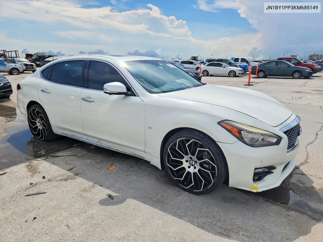 2019 Infiniti Q70L 3.7 Luxe VIN: JN1BY1PP3KM685149 Lot: 59128066