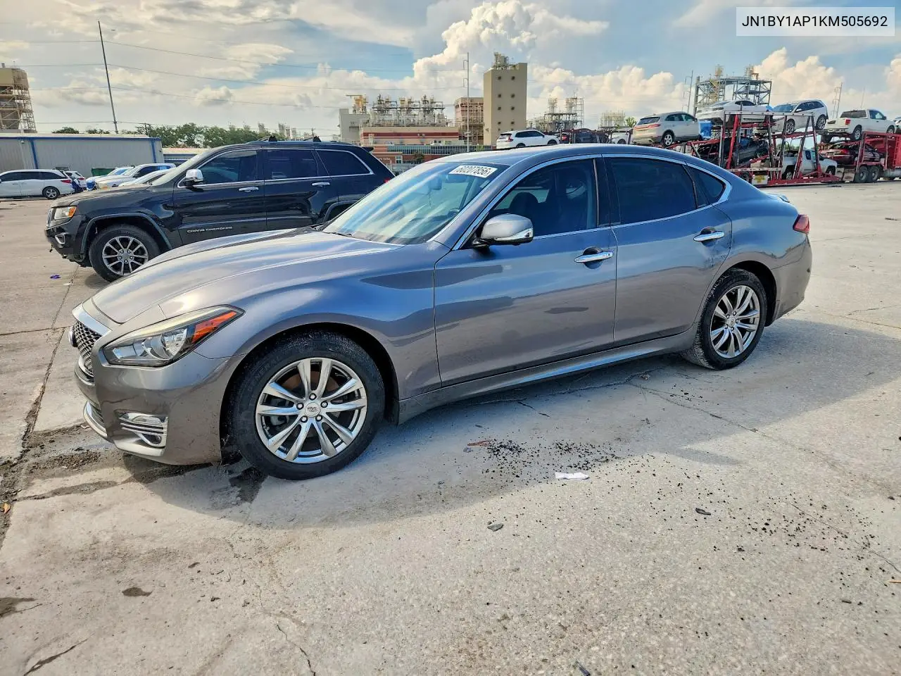 2019 Infiniti Q70 3.7 Luxe VIN: JN1BY1AP1KM505692 Lot: 60207856