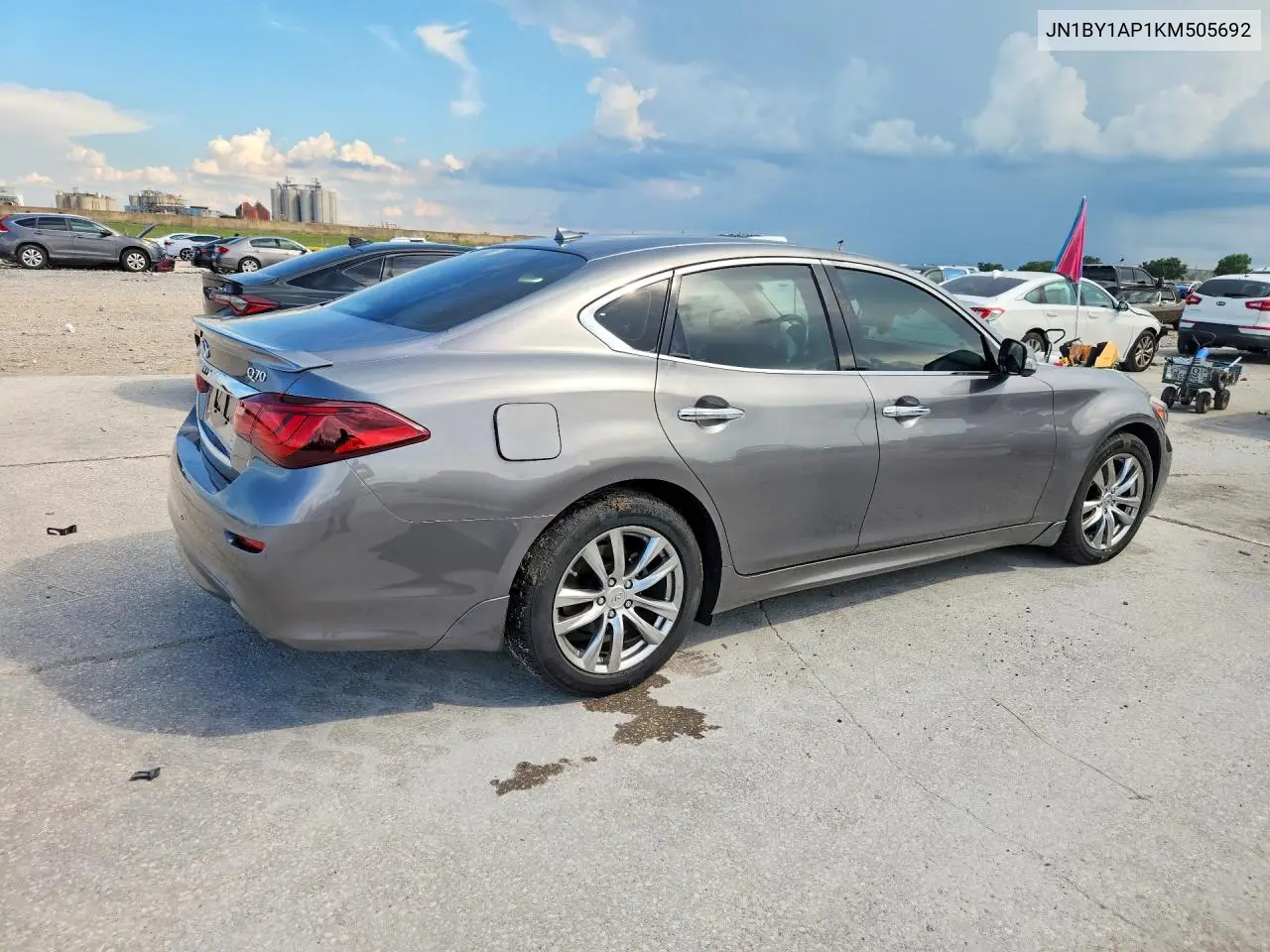 2019 Infiniti Q70 3.7 Luxe VIN: JN1BY1AP1KM505692 Lot: 60207856