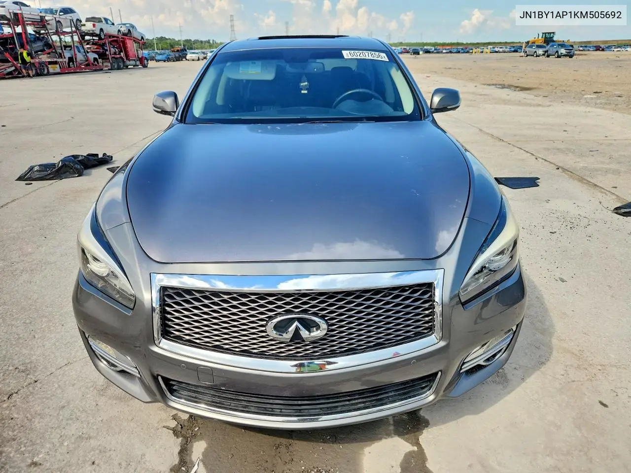 2019 Infiniti Q70 3.7 Luxe VIN: JN1BY1AP1KM505692 Lot: 60207856