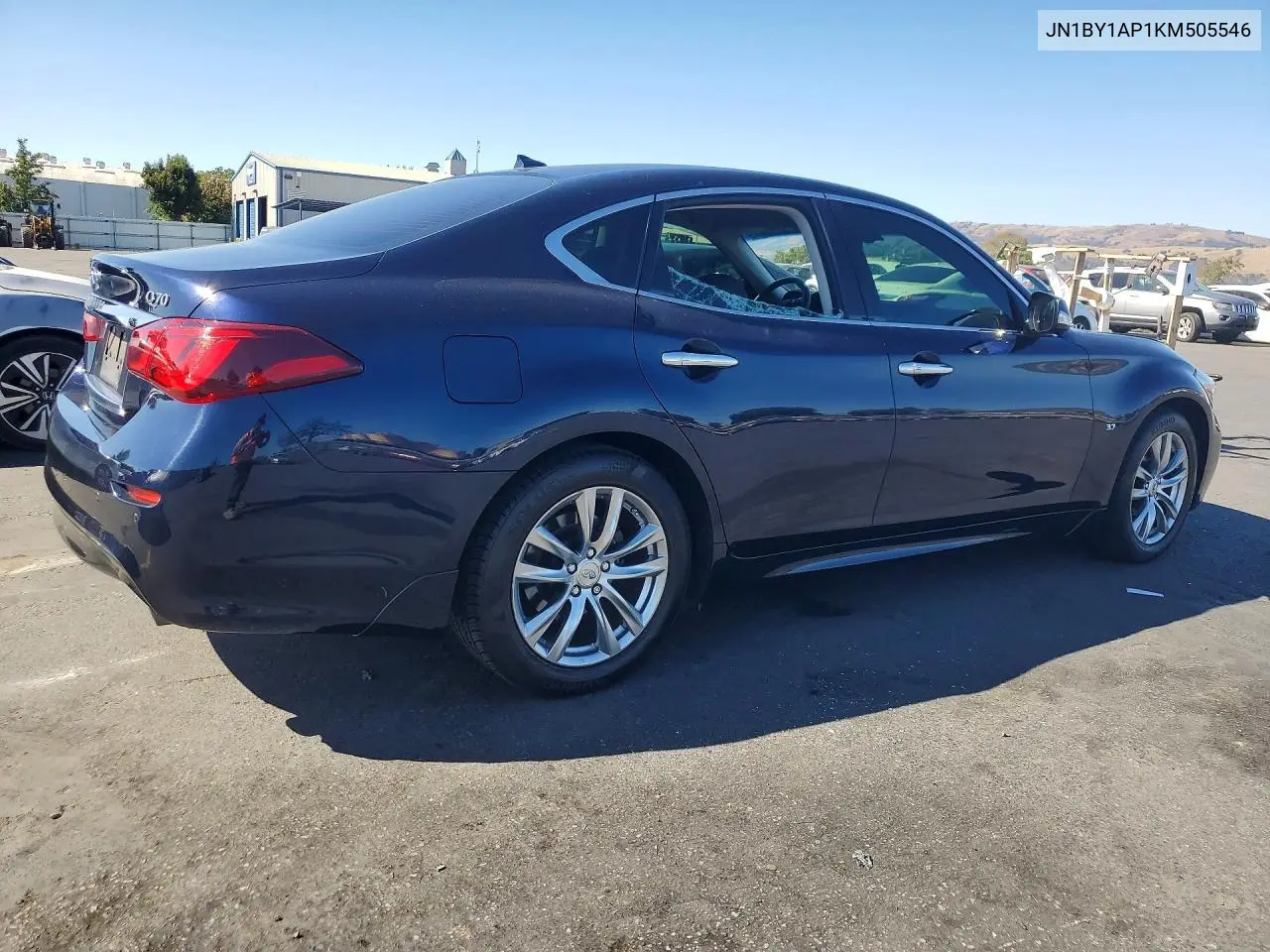 2019 Infiniti Q70 3.7 Luxe VIN: JN1BY1AP1KM505546 Lot: 60472986