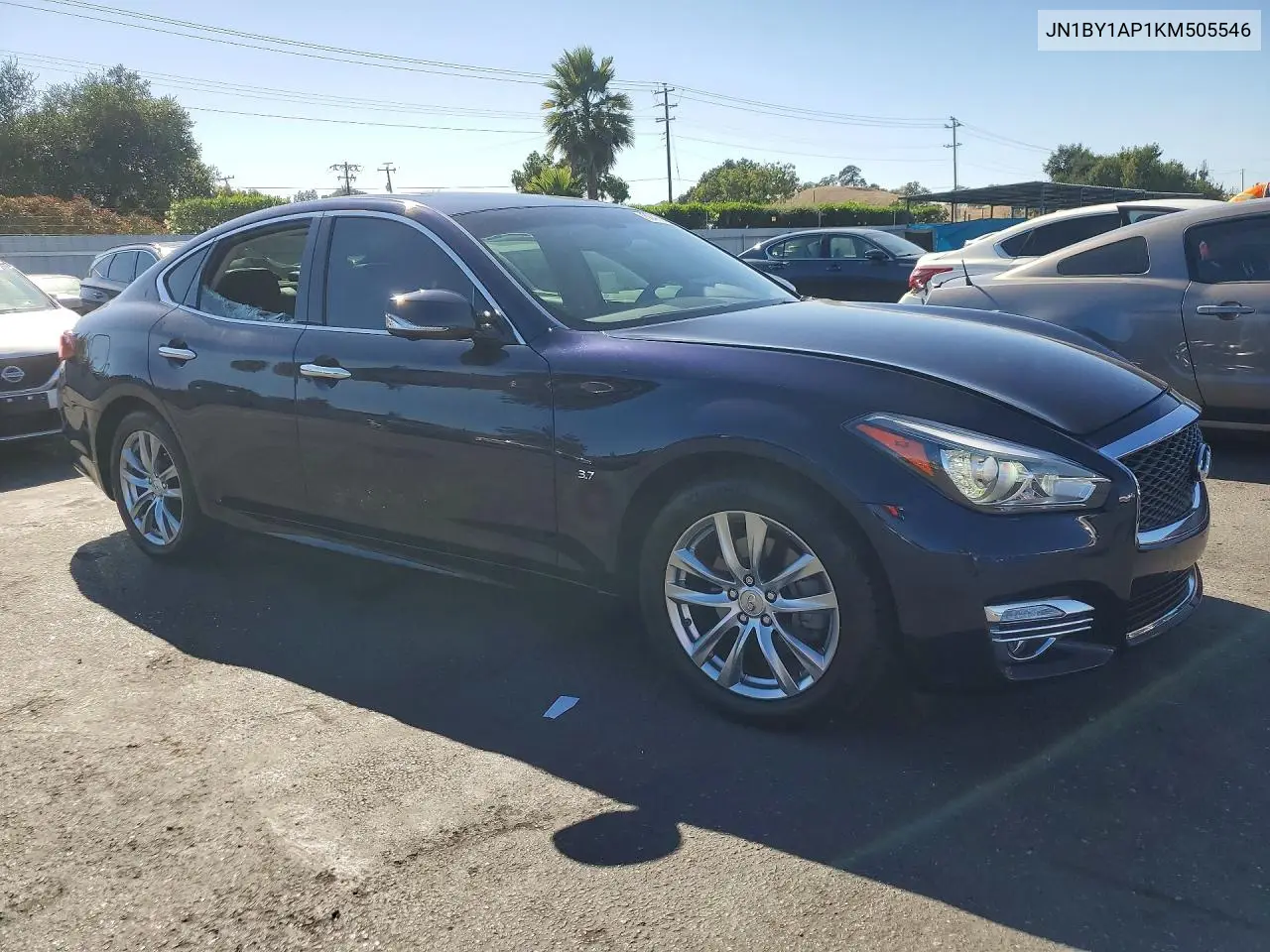 2019 Infiniti Q70 3.7 Luxe VIN: JN1BY1AP1KM505546 Lot: 60472986