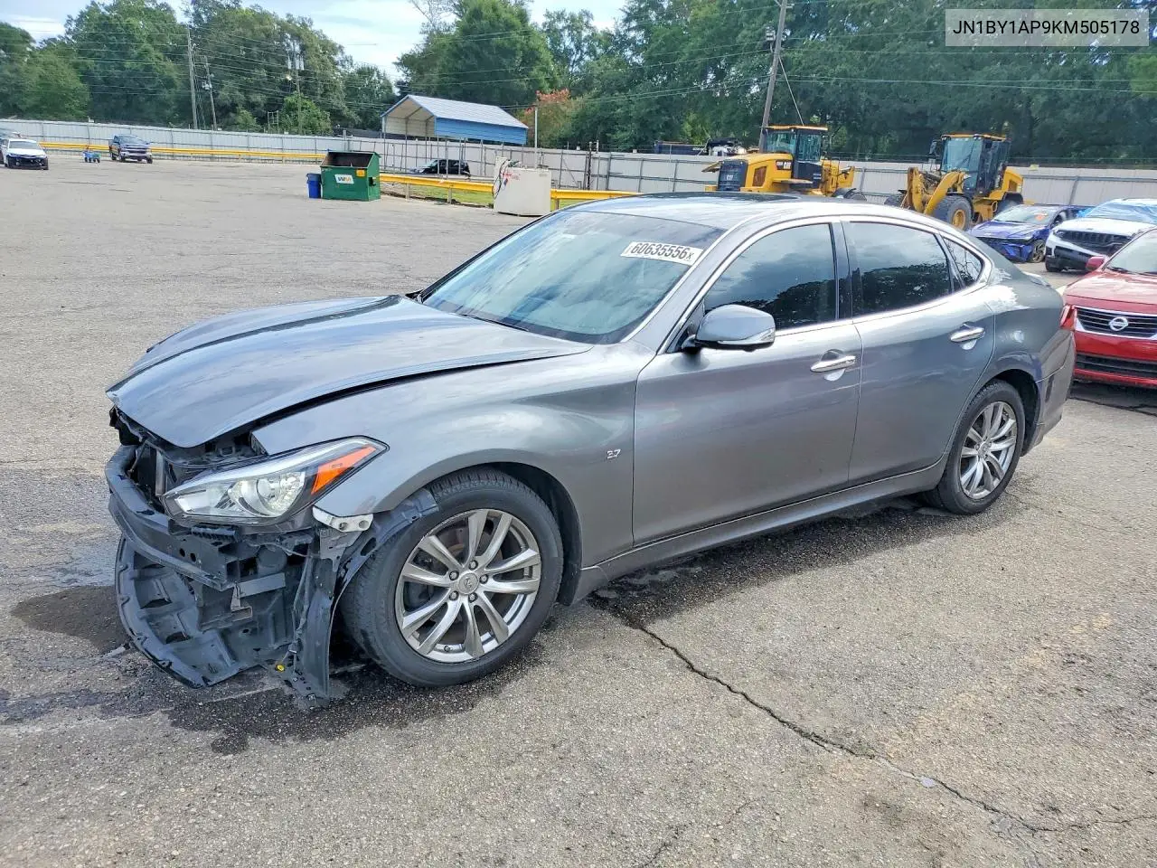 2019 Infiniti Q70 3.7 Luxe VIN: JN1BY1AP9KM505178 Lot: 60635556