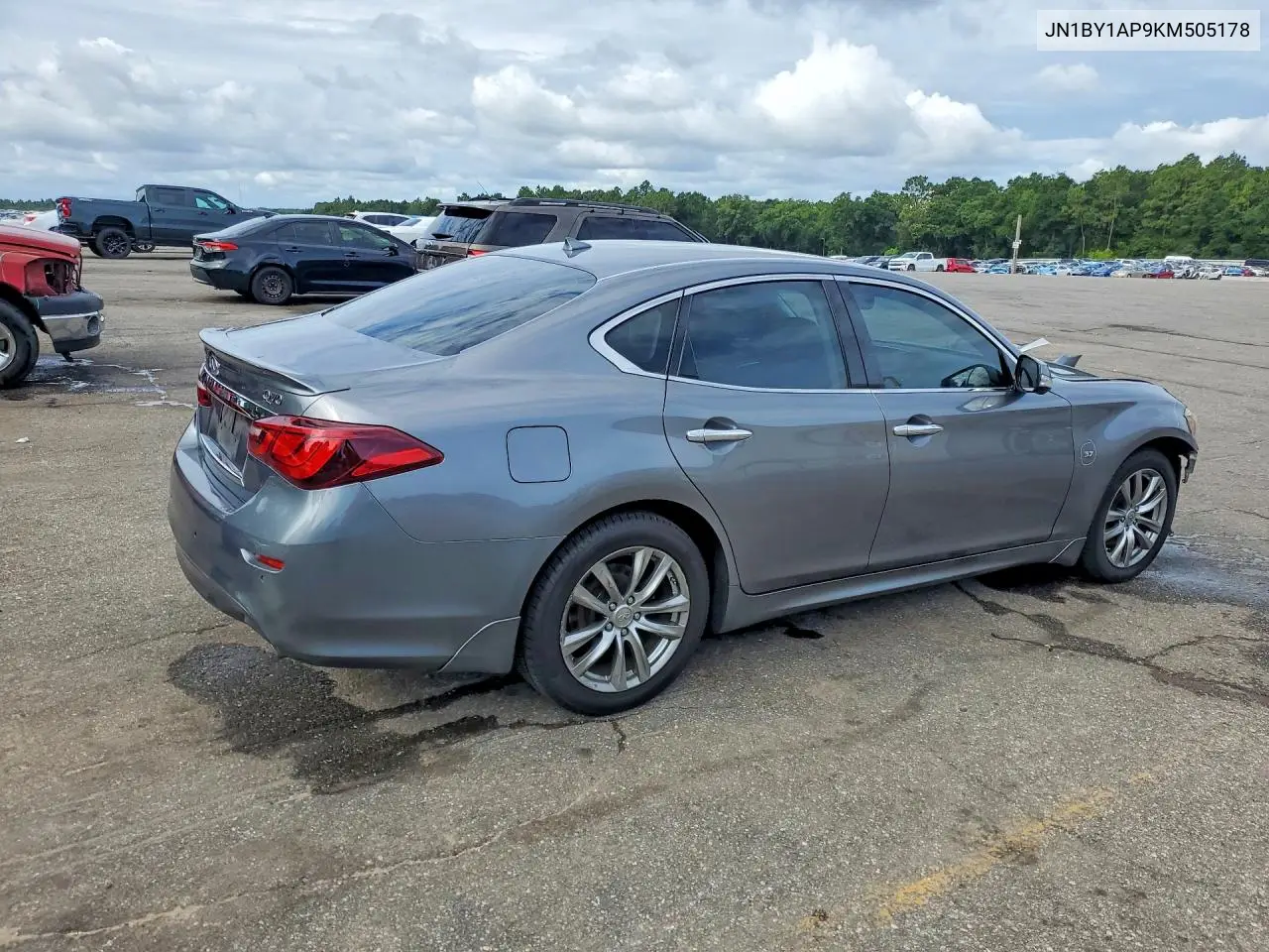 2019 Infiniti Q70 3.7 Luxe VIN: JN1BY1AP9KM505178 Lot: 60635556