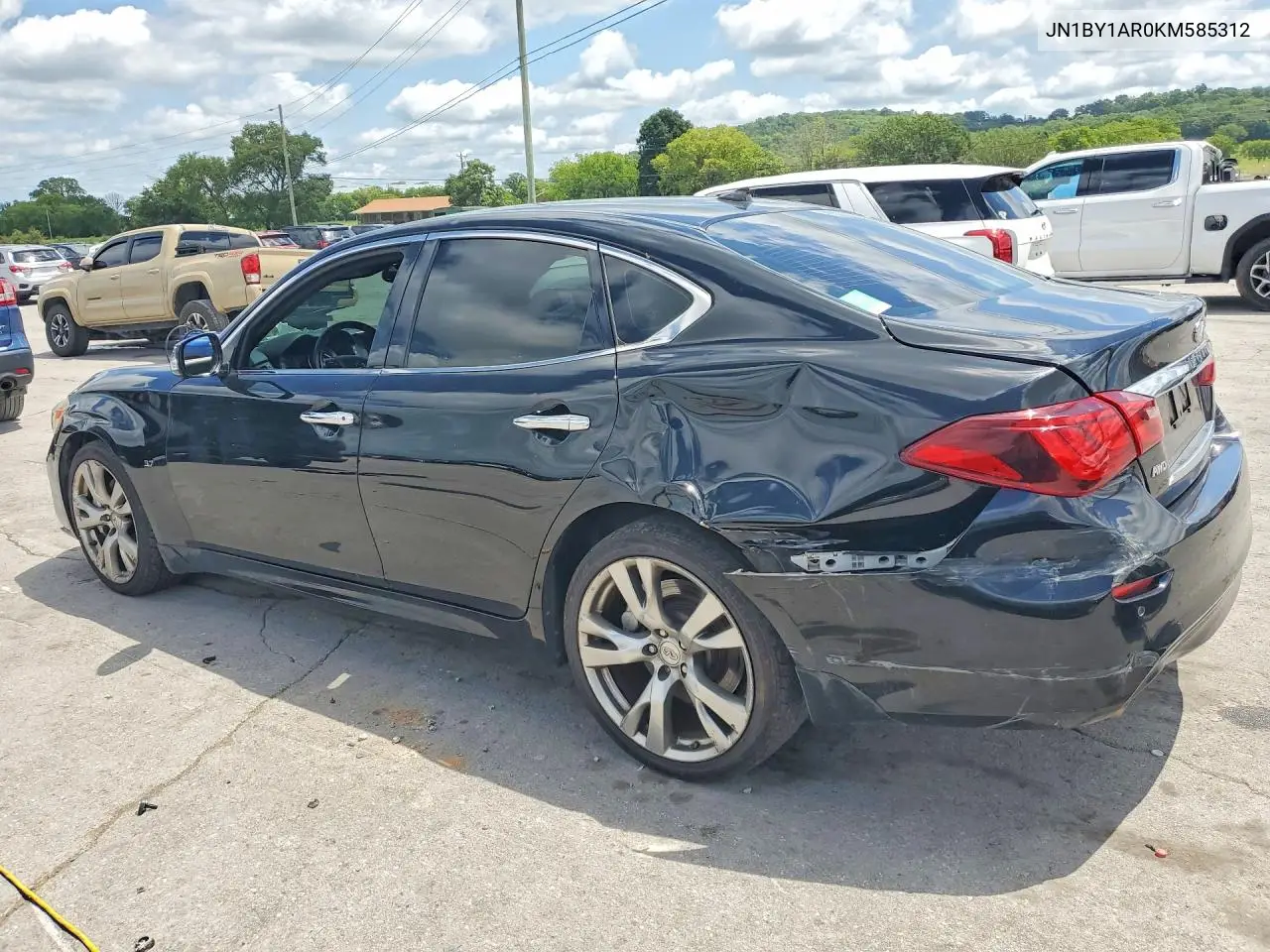 2019 Infiniti Q70 3.7 Luxe VIN: JN1BY1AR0KM585312 Lot: 61803856