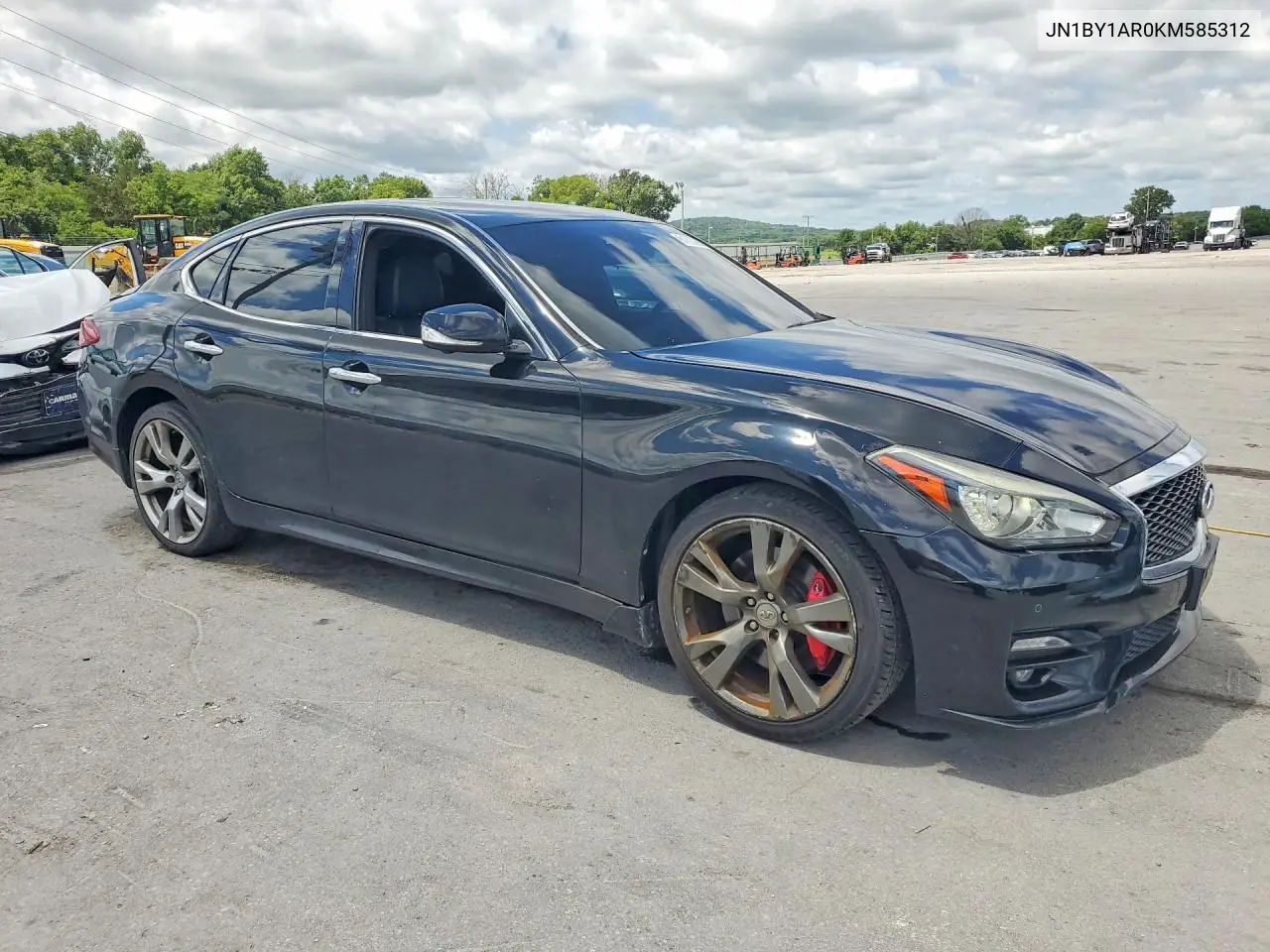 2019 Infiniti Q70 3.7 Luxe VIN: JN1BY1AR0KM585312 Lot: 61803856
