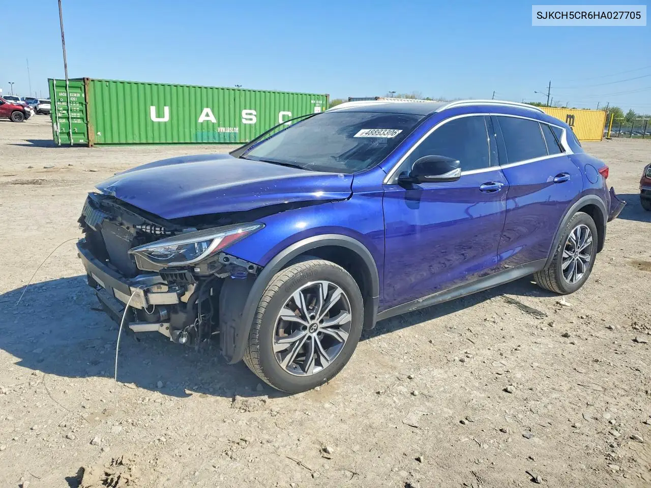 2017 Infiniti Qx30 Premium VIN: SJKCH5CR6HA027705 Lot: 48893306