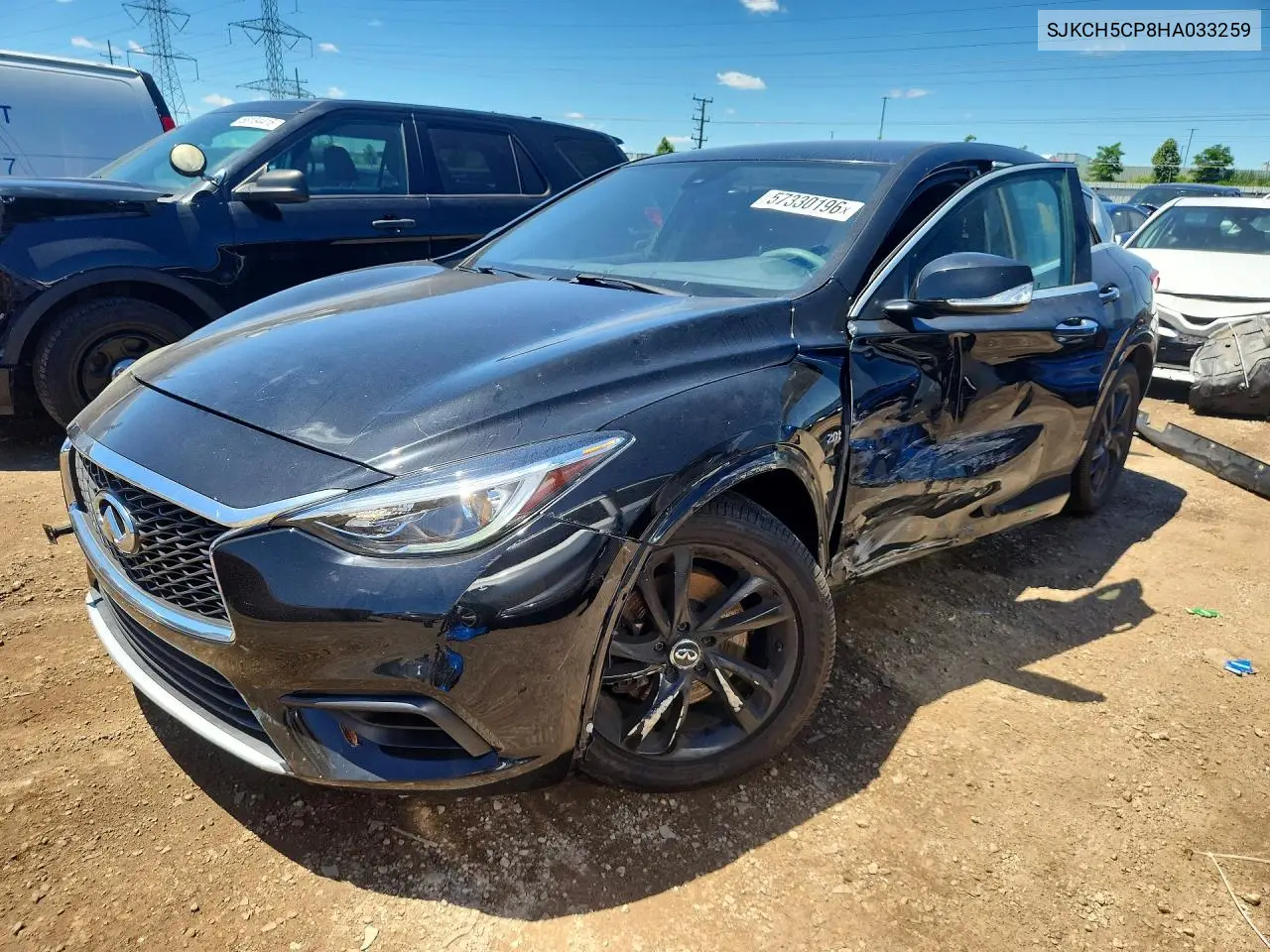 2017 Infiniti Qx30 Base VIN: SJKCH5CP8HA033259 Lot: 57330196
