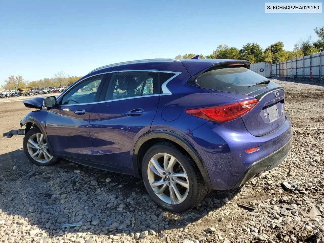 2017 Infiniti Qx30 Base VIN: SJKCH5CP2HA029160 Lot: 90228885