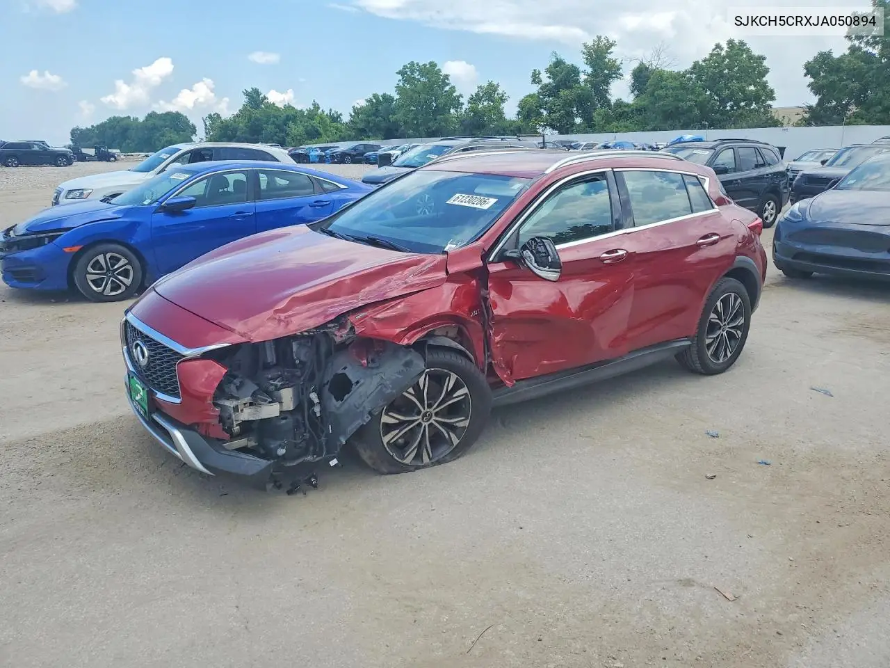 2018 Infiniti Qx30 Luxury VIN: SJKCH5CRXJA050894 Lot: 61230286