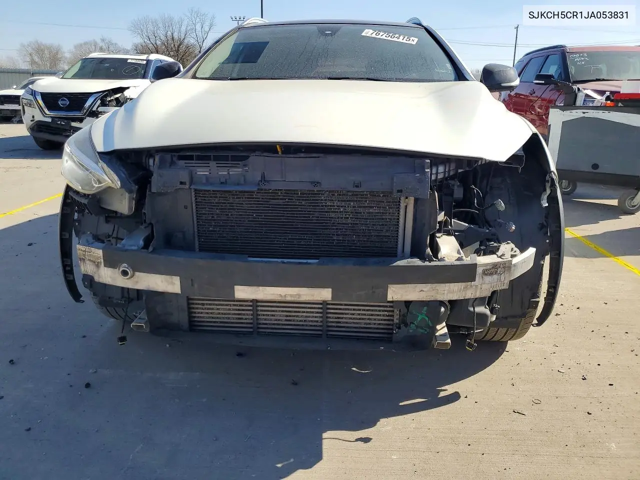 2018 Infiniti Qx30 Base VIN: SJKCH5CR1JA053831 Lot: 76756415